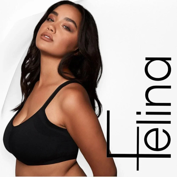 FREE ITEM Felina | Bras (2 pack) | Wire free | Side Smoothing | black tan | NWOT - Picture 2 of 8
